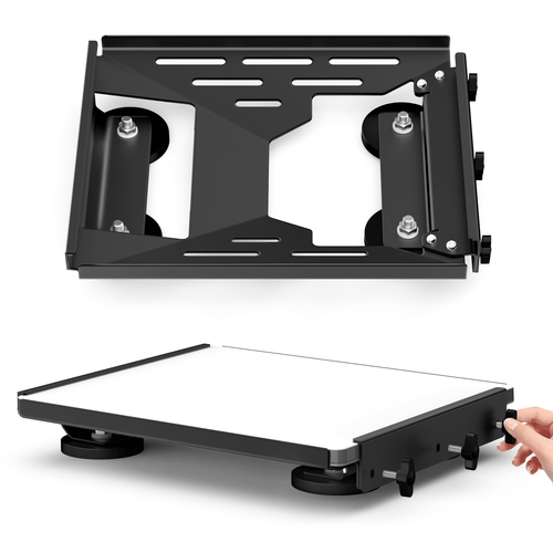 TAILBB Starlink Mini square magnetic mount in black，rubber-coated magnets