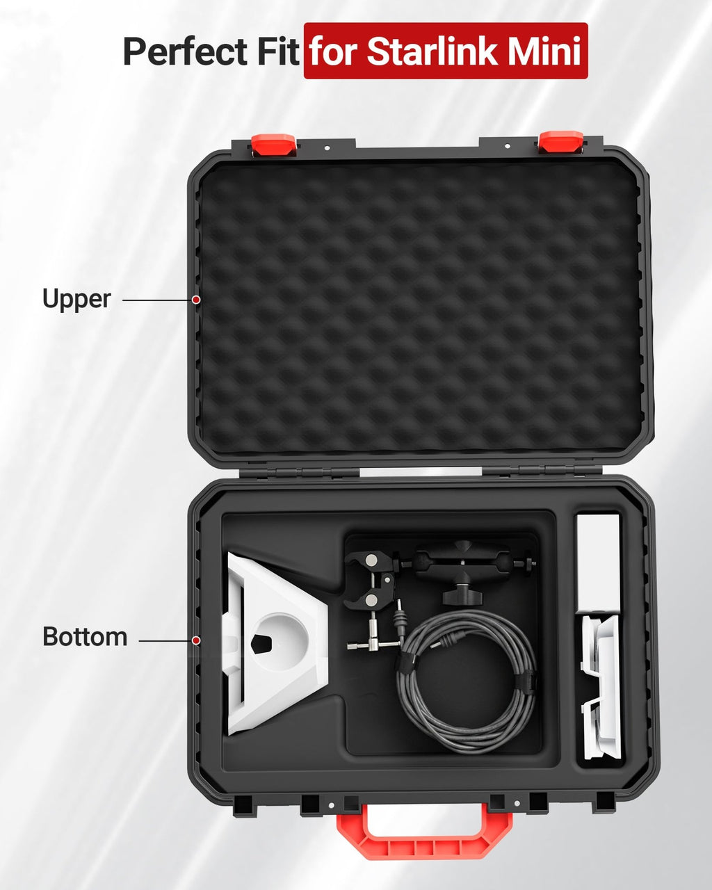 TAILBB Starlink Mini Protective Hard Case (Black)