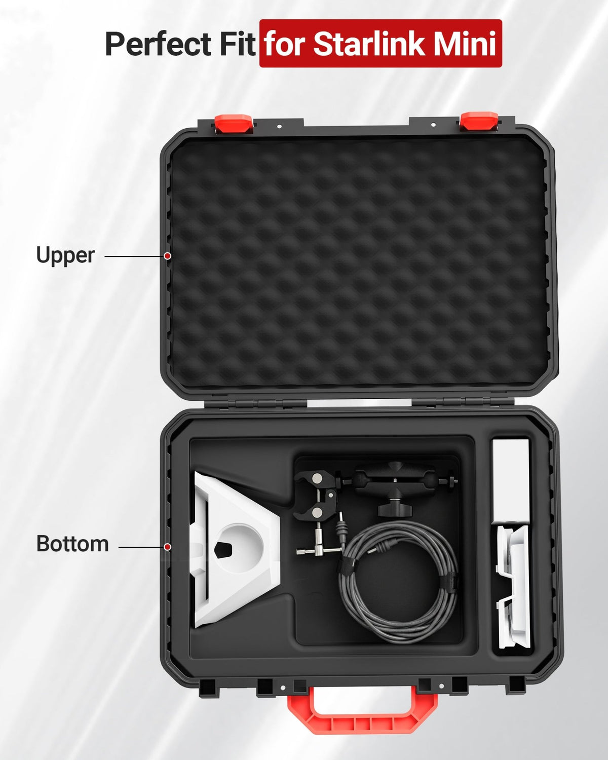 TAILBB Starlink Mini Protective Hard Case (Black)