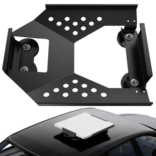 Starlink Mini roof mount installed on a car roof