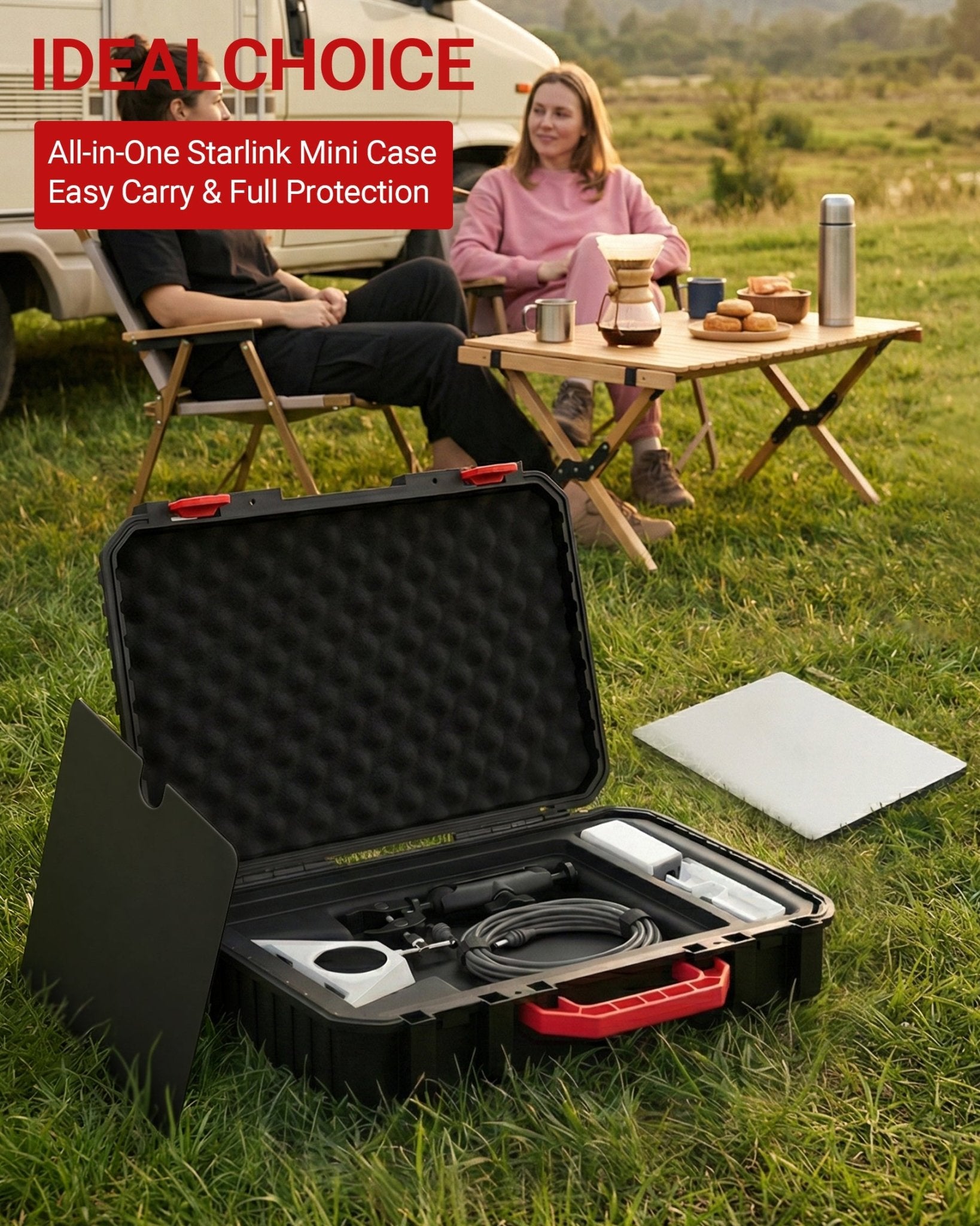 TAILBB Starlink Mini Protective Hard Case (Black)