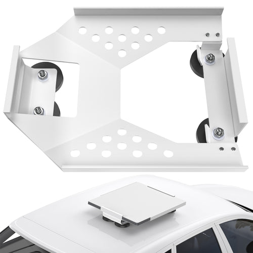 Starlink Mini roof mount installed on a car roof 