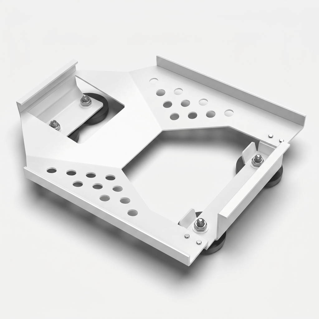 TAILBB Starlink Mini magnetic roof mount in white, no-drill, stainless steel