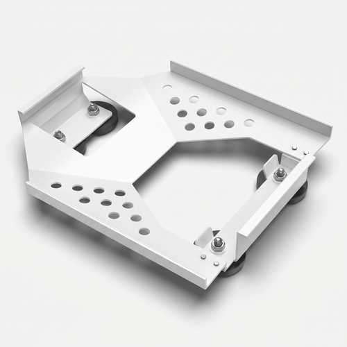TAILBB Starlink Mini magnetic roof mount in white, no-drill, stainless steel